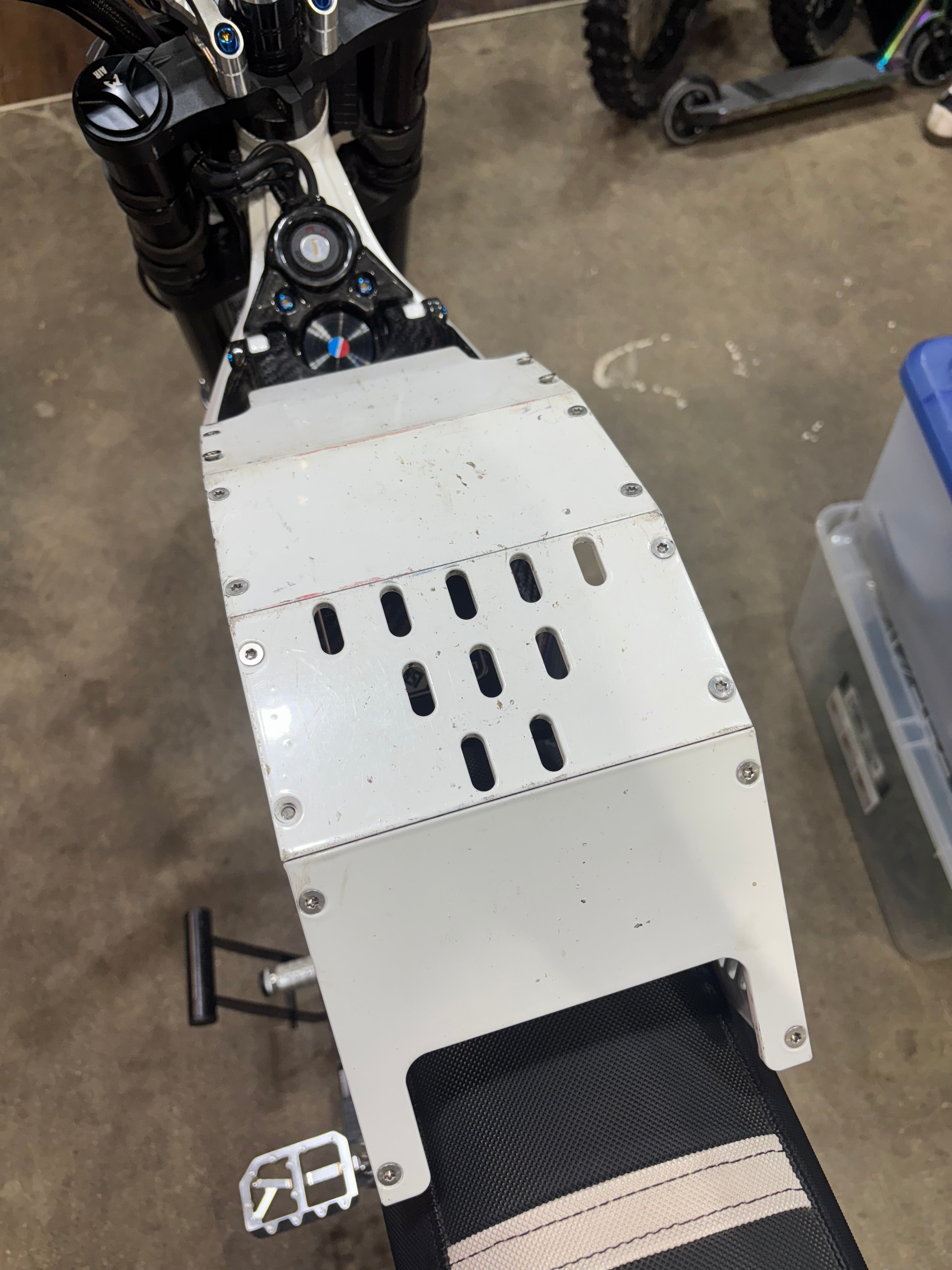 Gritshift Heavy Hitter v2 skid plate for Surron lbx