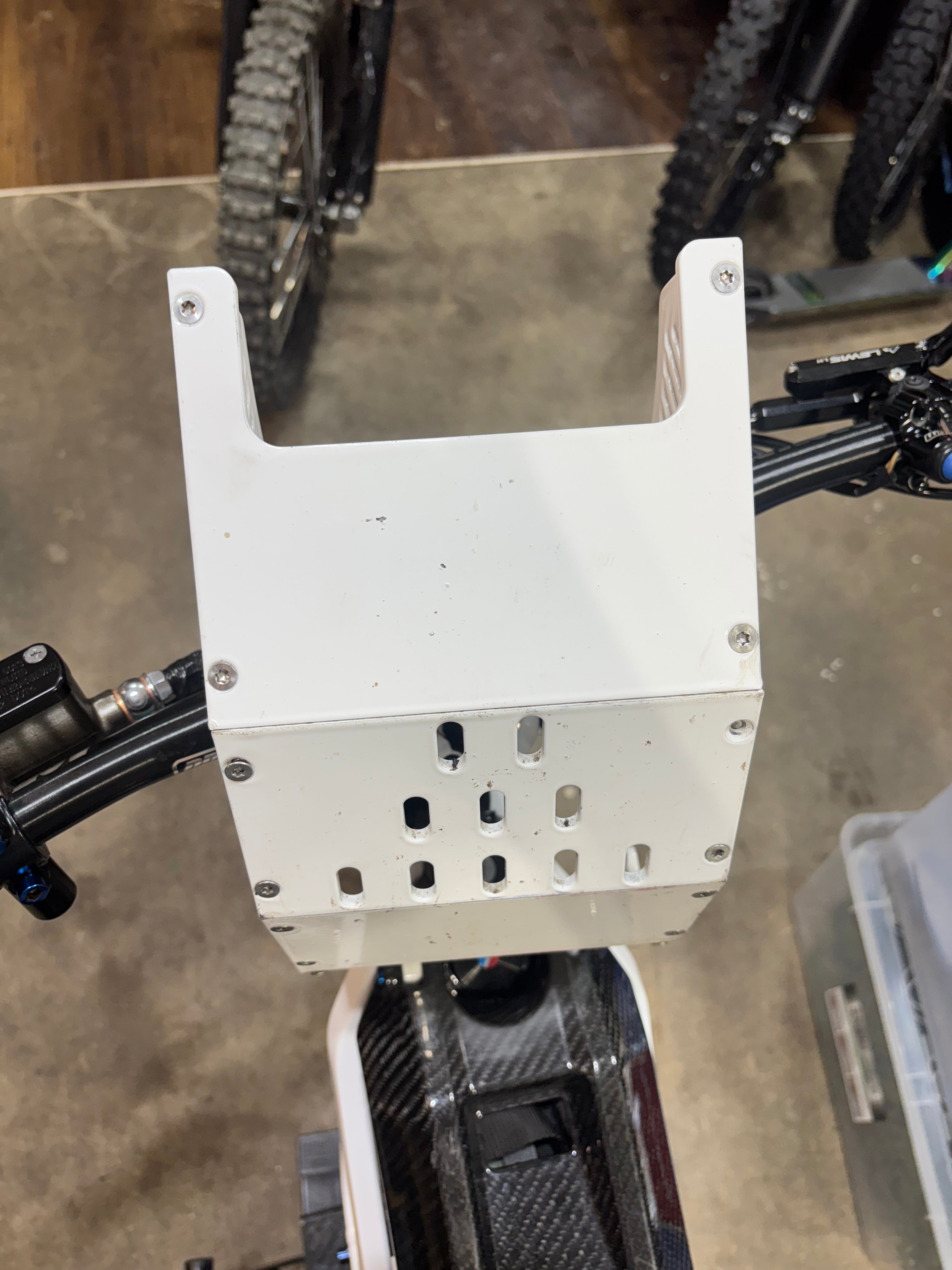 Gritshift Heavy Hitter v2 skid plate for Surron lbx