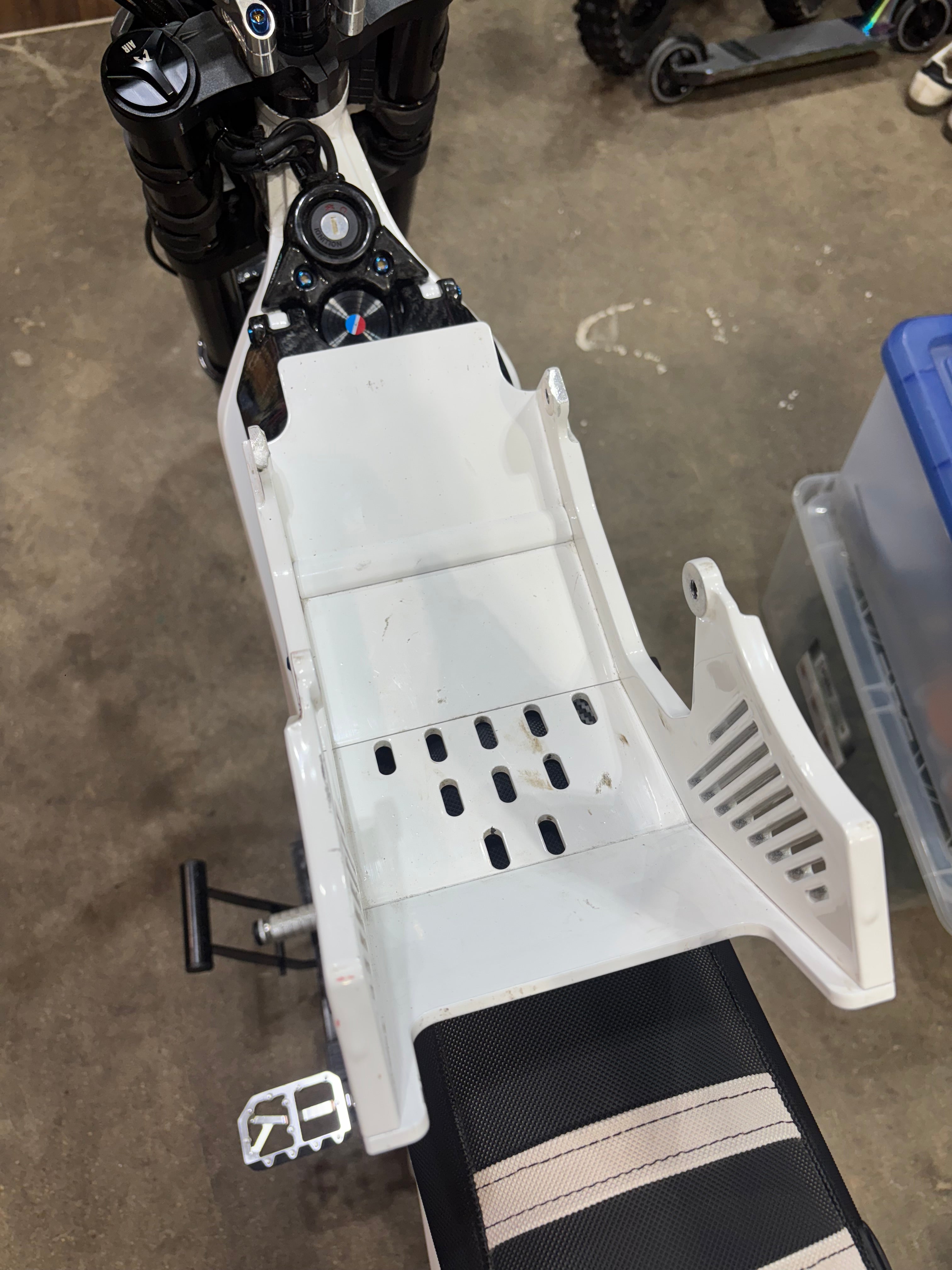 Gritshift Heavy Hitter v2 skid plate for Surron lbx