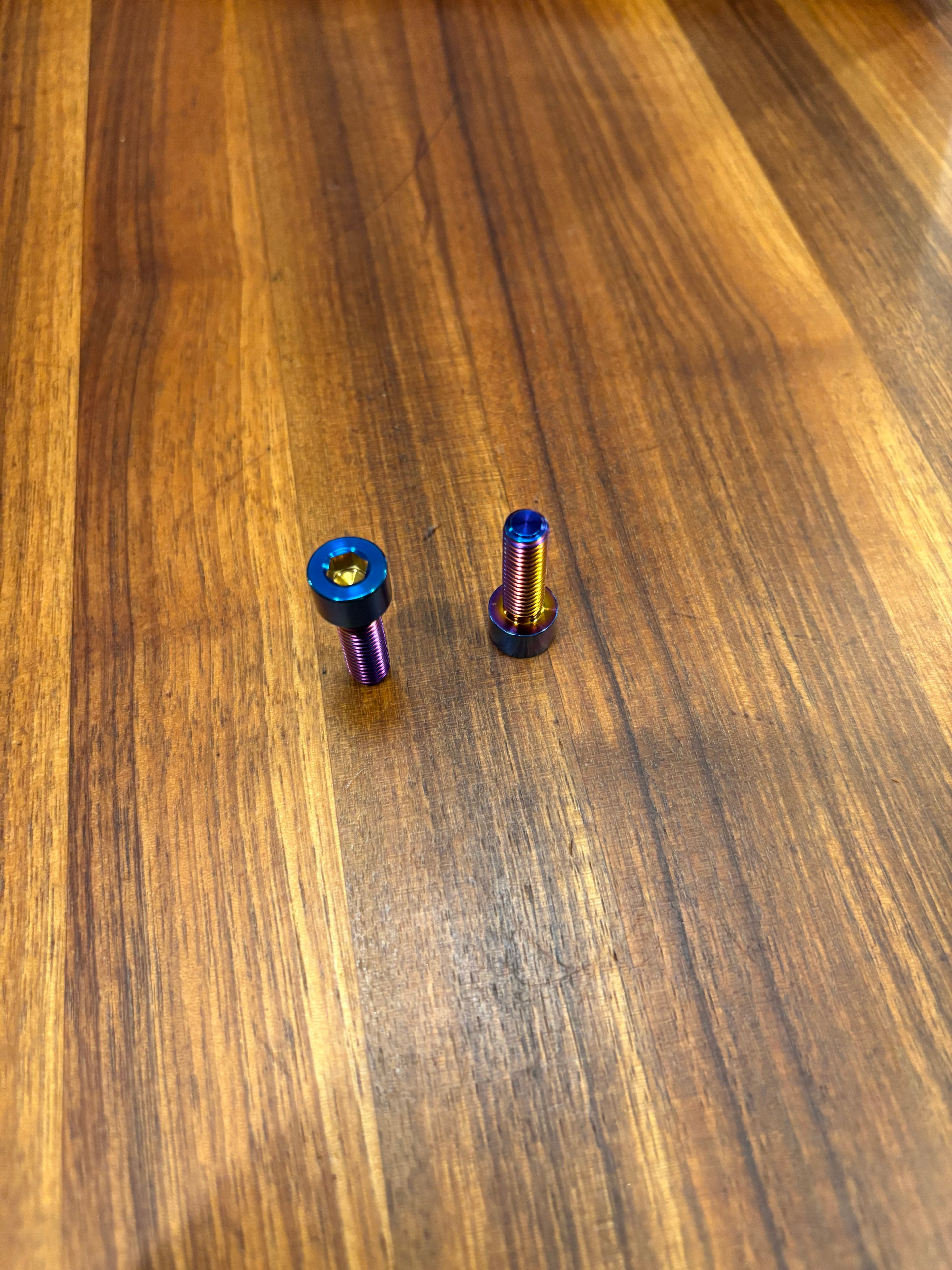 Titanium Rolo Foot Foot Lock Titanium Bolts (set of 2) – TWRdesigns