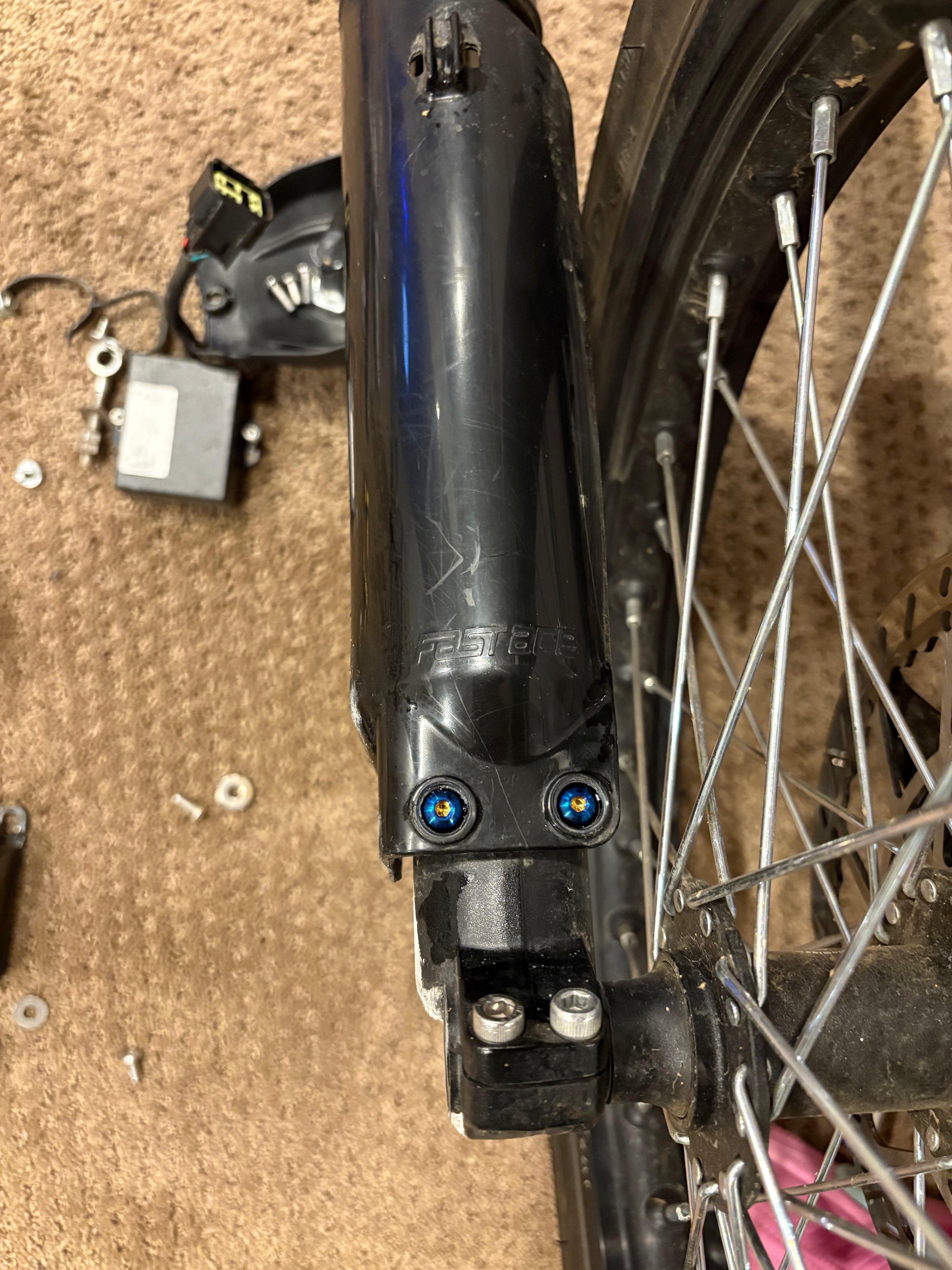 All Emoto Fork Guard Titanium bolts (set of 6)