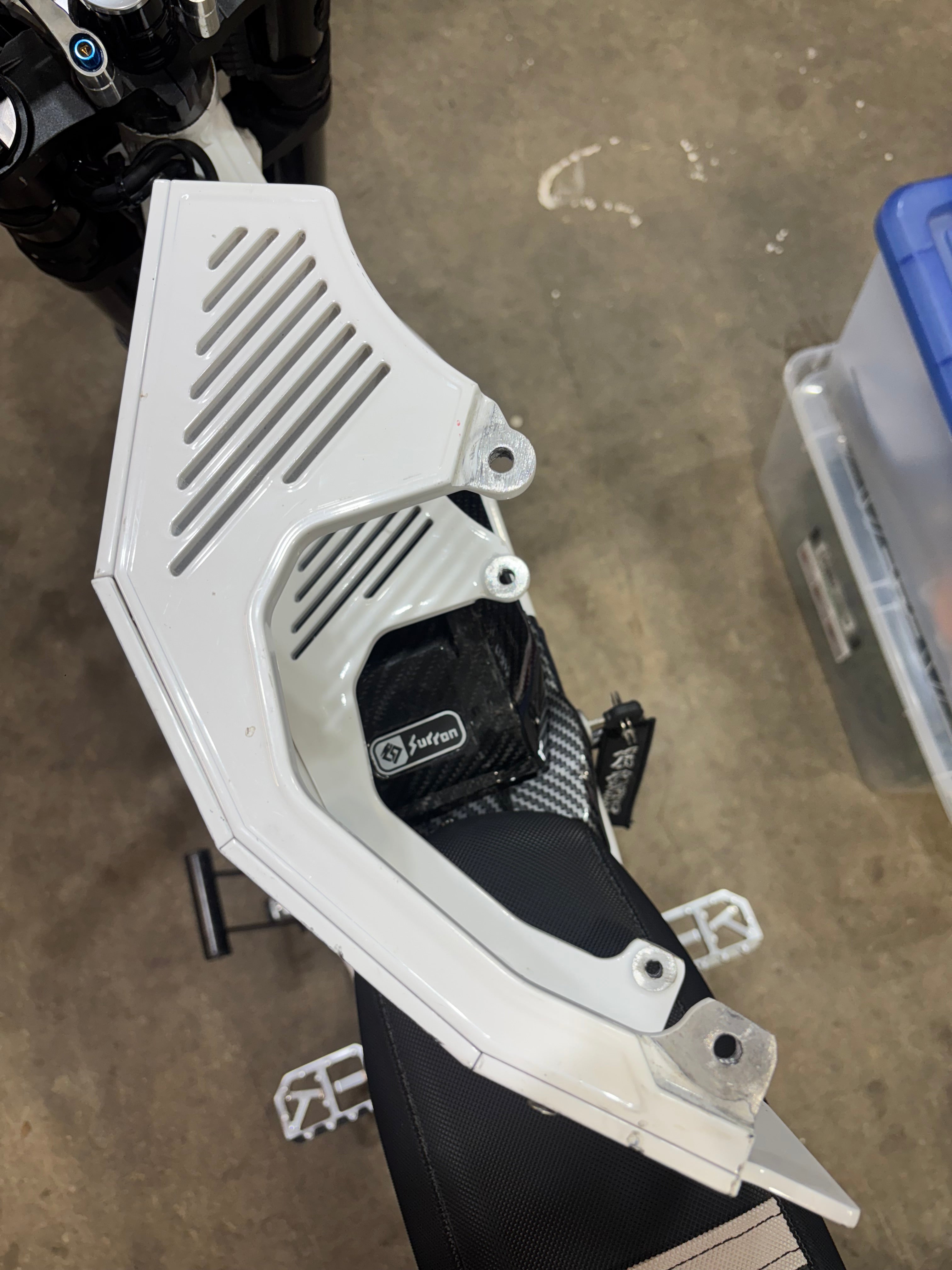 Gritshift Heavy Hitter v2 skid plate for Surron lbx